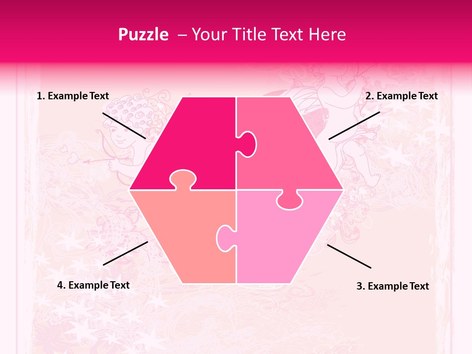 Honeymoon Sign Ornate PowerPoint Template