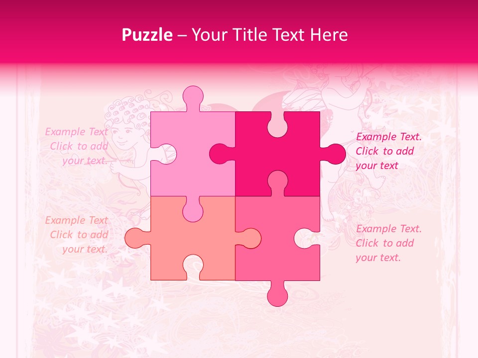 Honeymoon Sign Ornate PowerPoint Template