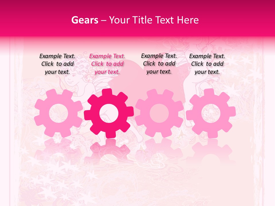 Honeymoon Sign Ornate PowerPoint Template