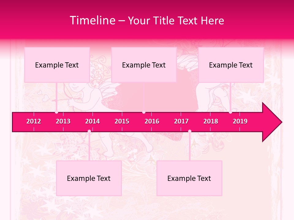 Honeymoon Sign Ornate PowerPoint Template