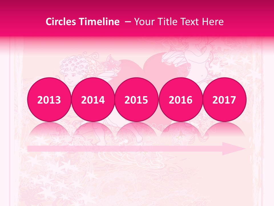 Honeymoon Sign Ornate PowerPoint Template