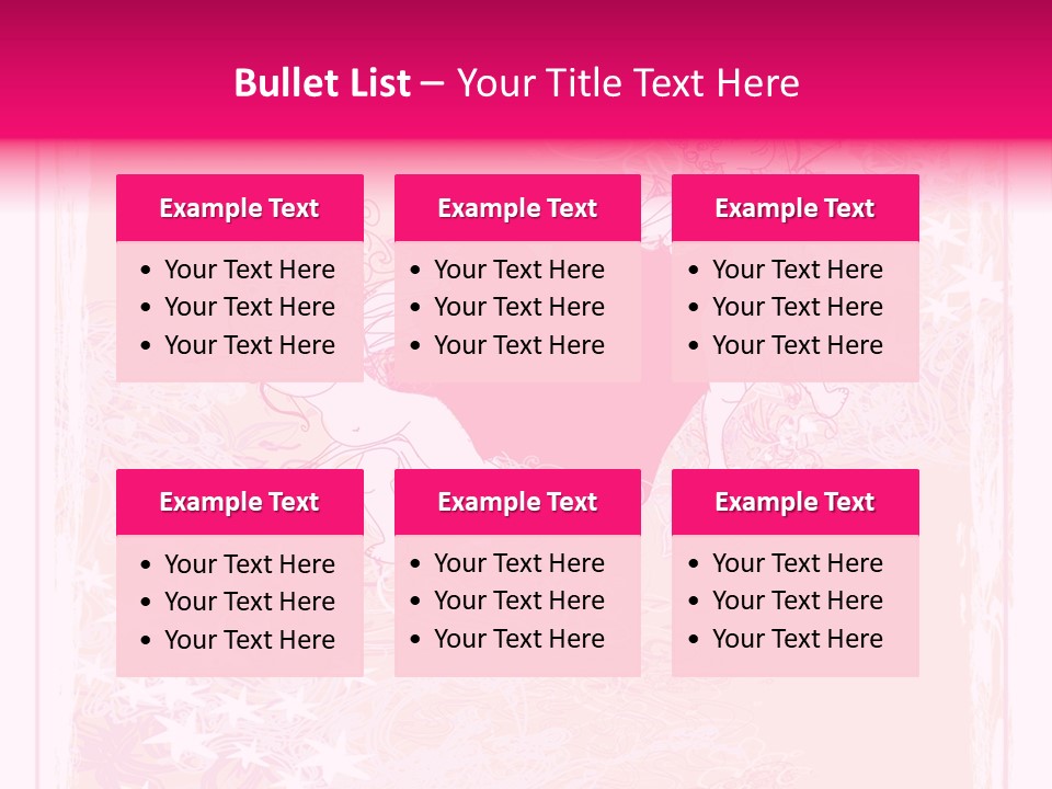 Honeymoon Sign Ornate PowerPoint Template