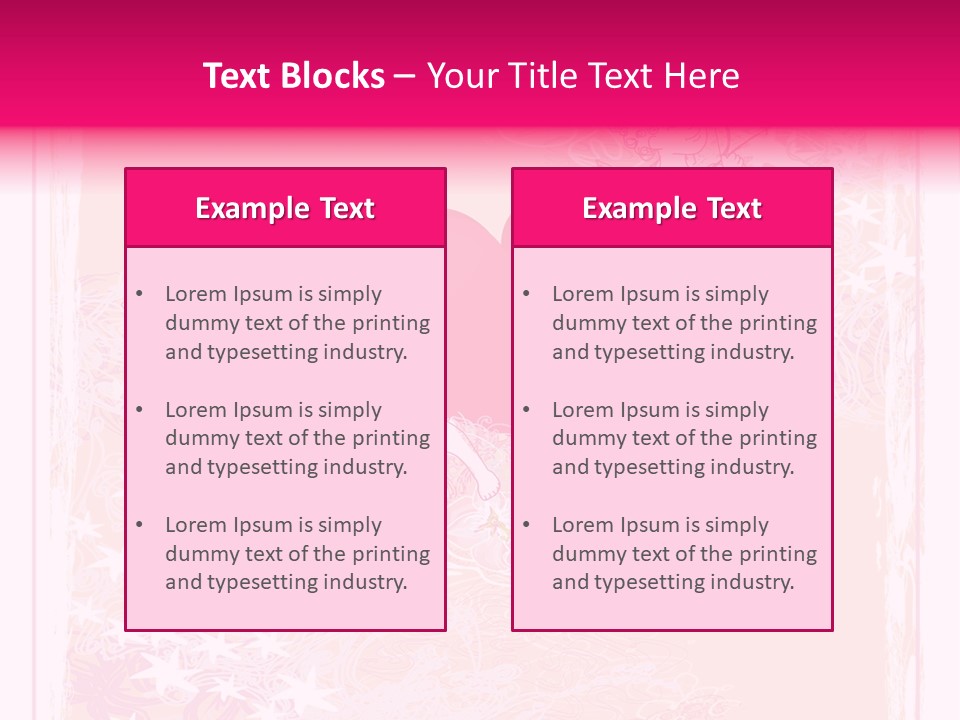 Honeymoon Sign Ornate PowerPoint Template
