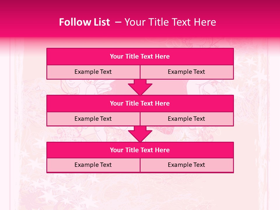 Honeymoon Sign Ornate PowerPoint Template