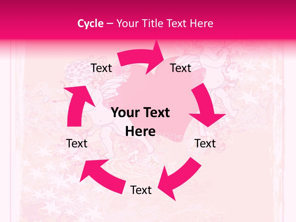 Honeymoon Sign Ornate PowerPoint Template