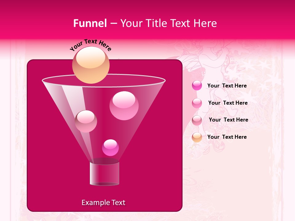 Honeymoon Sign Ornate PowerPoint Template