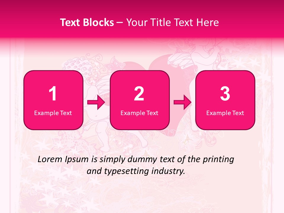 Honeymoon Sign Ornate PowerPoint Template