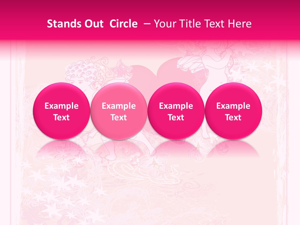 Honeymoon Sign Ornate PowerPoint Template