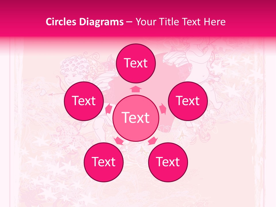 Honeymoon Sign Ornate PowerPoint Template