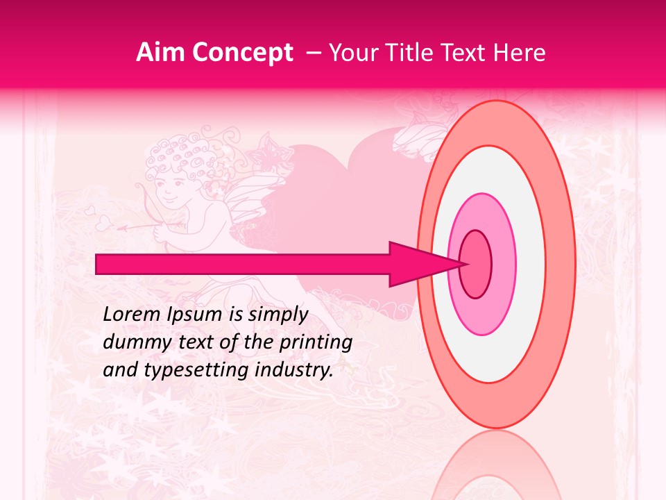 Honeymoon Sign Ornate PowerPoint Template