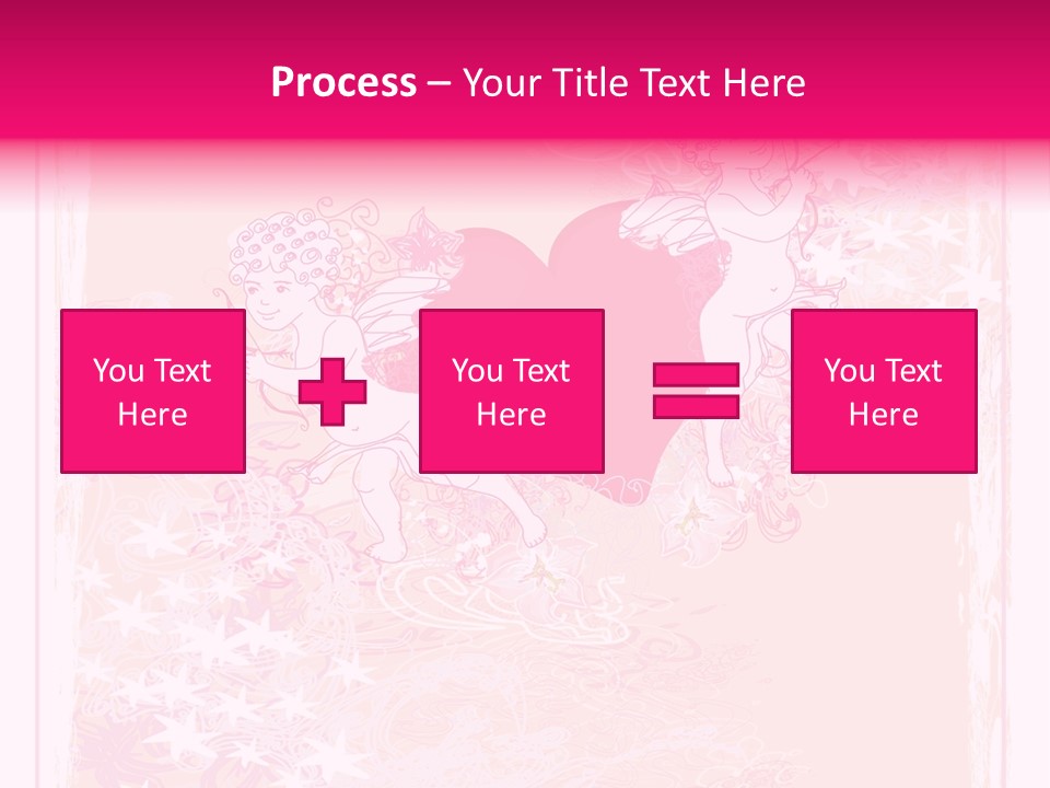 Honeymoon Sign Ornate PowerPoint Template