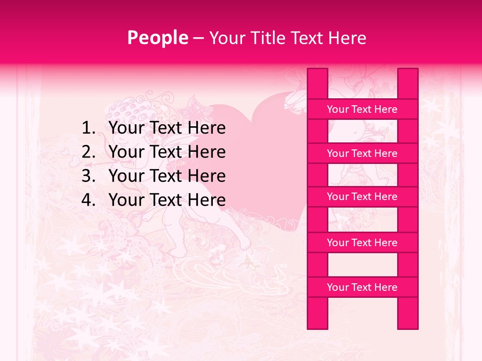 Honeymoon Sign Ornate PowerPoint Template