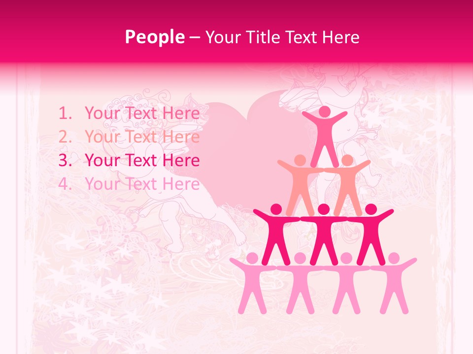 Honeymoon Sign Ornate PowerPoint Template