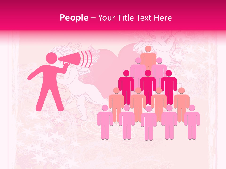 Honeymoon Sign Ornate PowerPoint Template