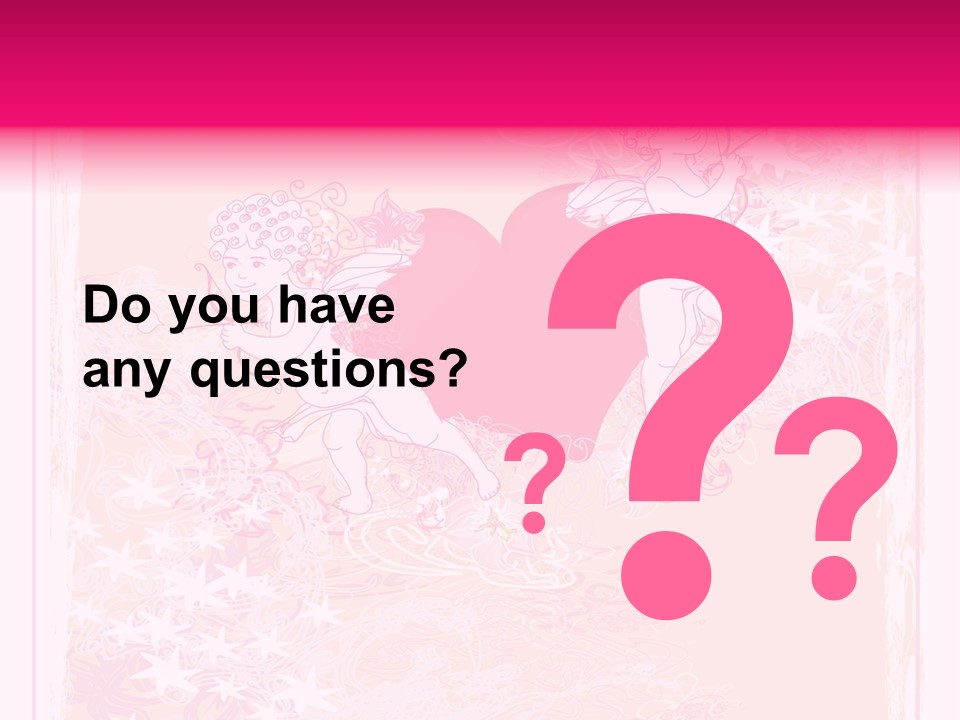 Honeymoon Sign Ornate PowerPoint Template