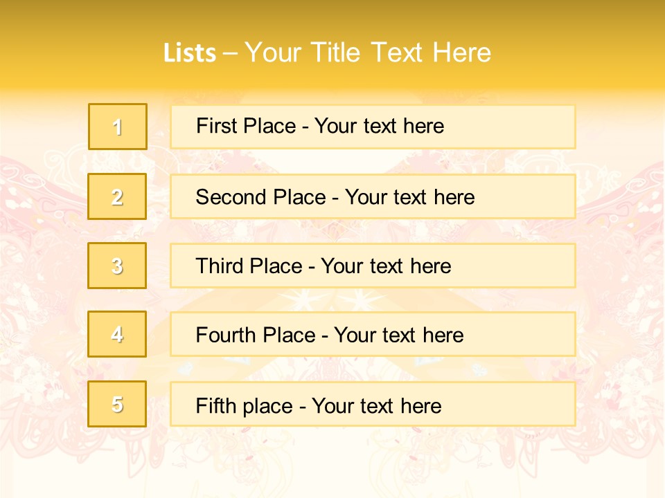 Beautiful Artistic Decorative PowerPoint Template