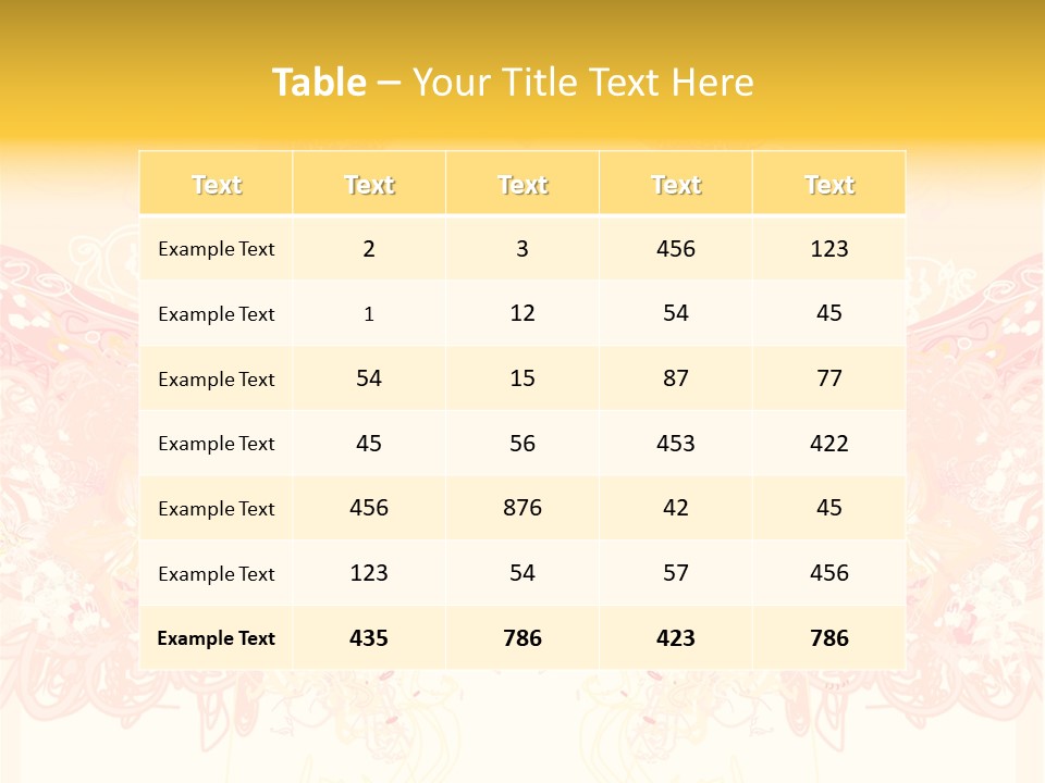 Beautiful Artistic Decorative PowerPoint Template