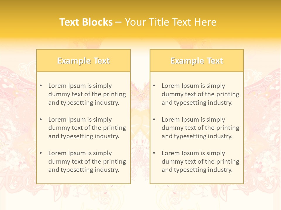 Beautiful Artistic Decorative PowerPoint Template