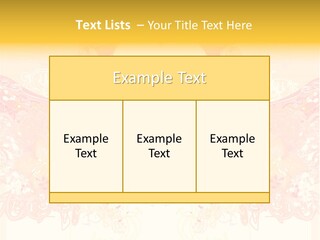 Beautiful Artistic Decorative PowerPoint Template