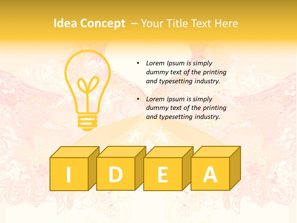 Beautiful Artistic Decorative PowerPoint Template