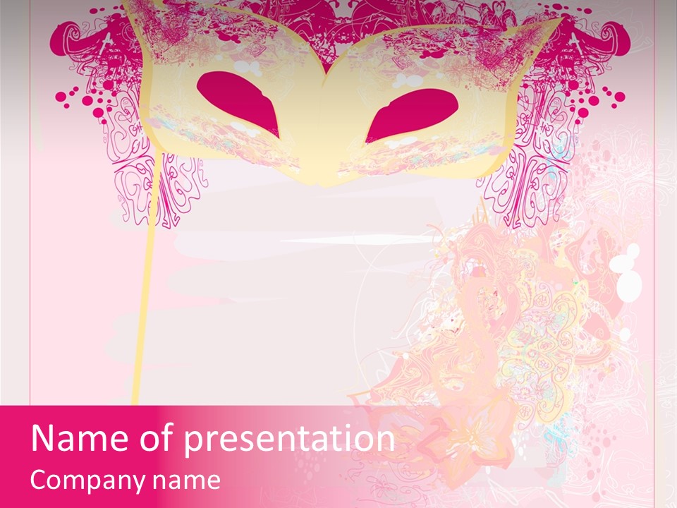 Theater Imagination Traditional PowerPoint Template