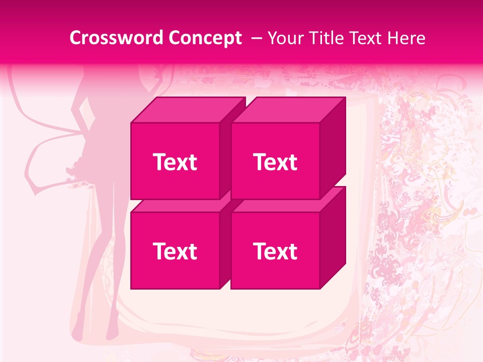 Decoration Beautiful Elf PowerPoint Template