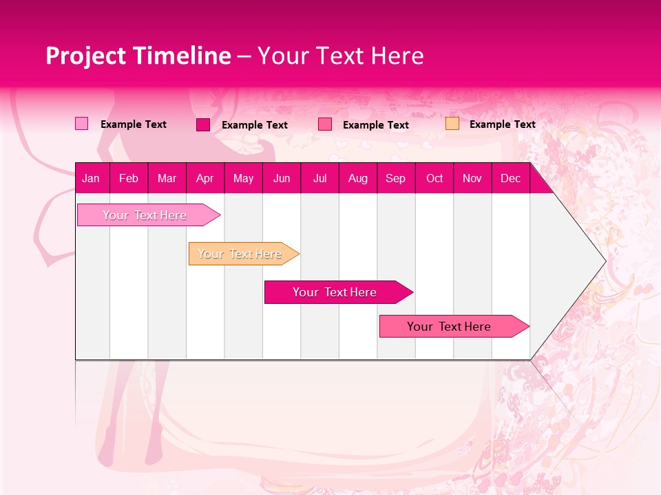 Decoration Beautiful Elf PowerPoint Template