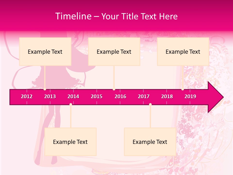 Decoration Beautiful Elf PowerPoint Template