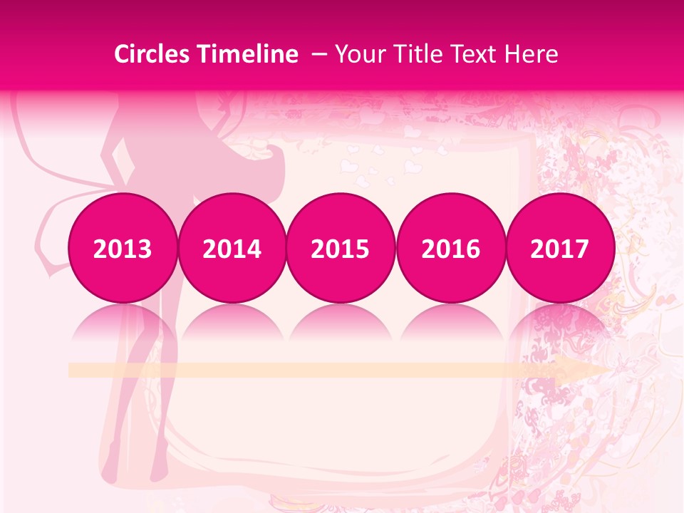 Decoration Beautiful Elf PowerPoint Template