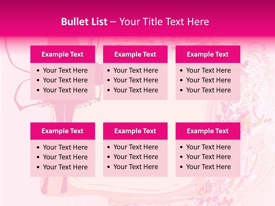 Decoration Beautiful Elf PowerPoint Template