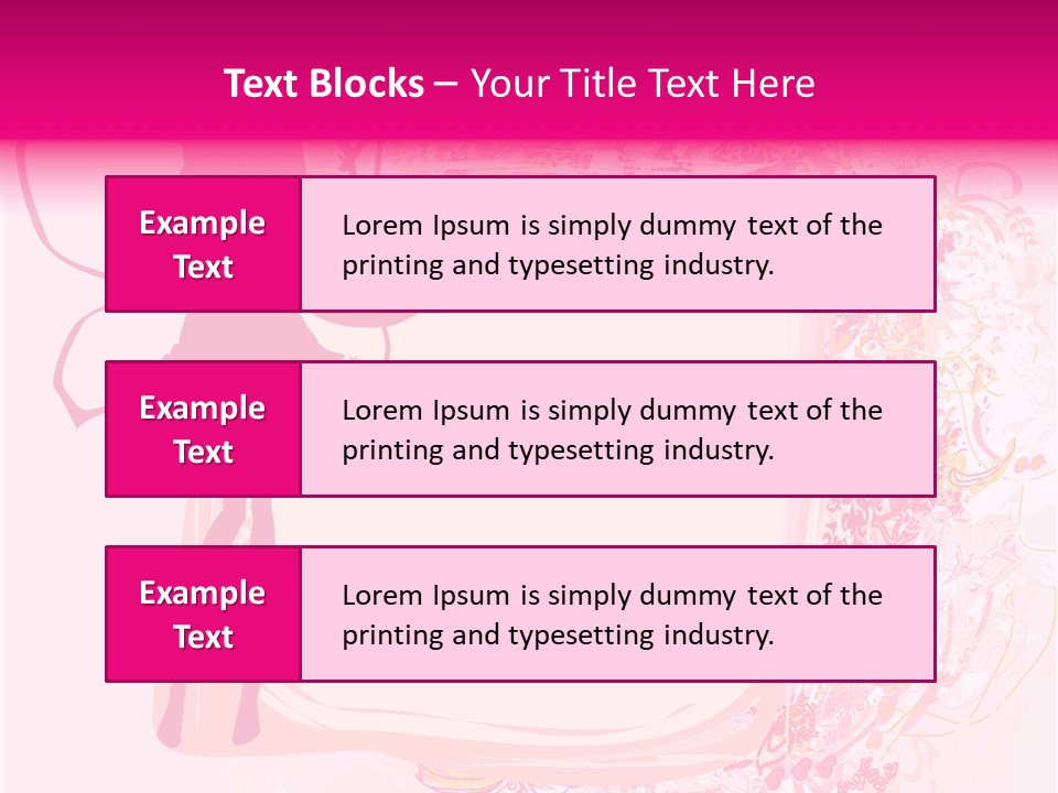 Decoration Beautiful Elf PowerPoint Template