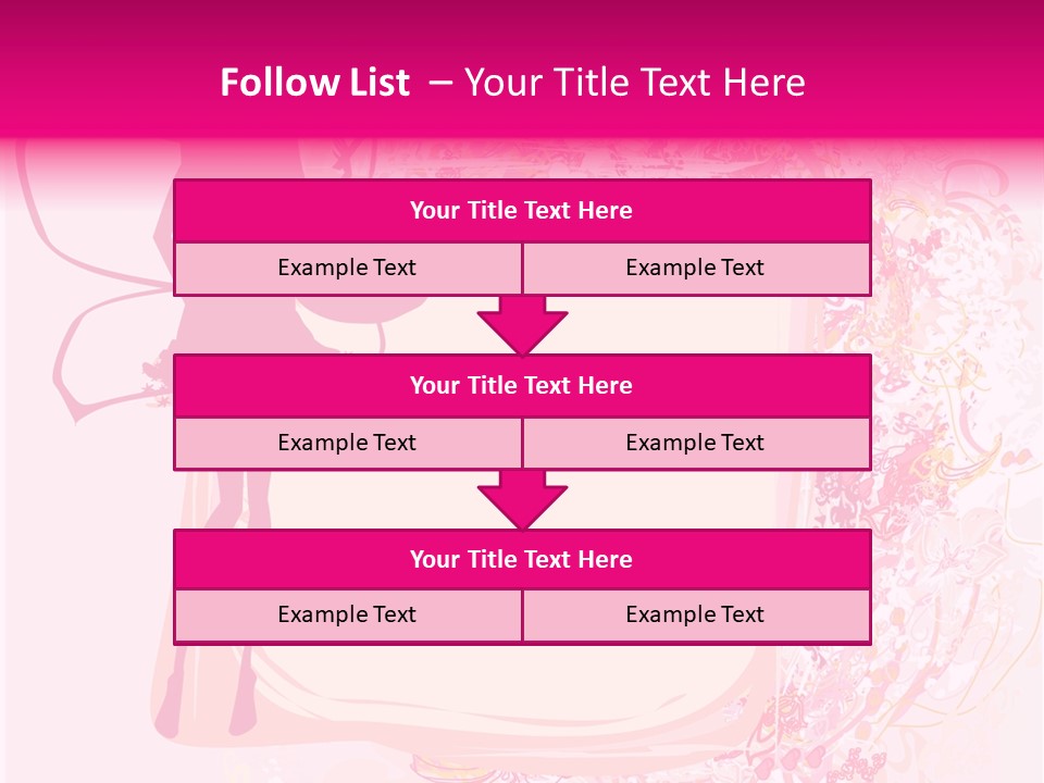 Decoration Beautiful Elf PowerPoint Template