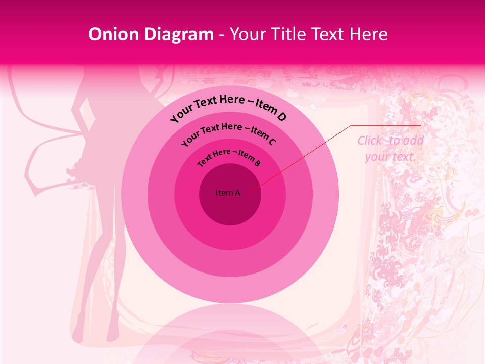 Decoration Beautiful Elf PowerPoint Template