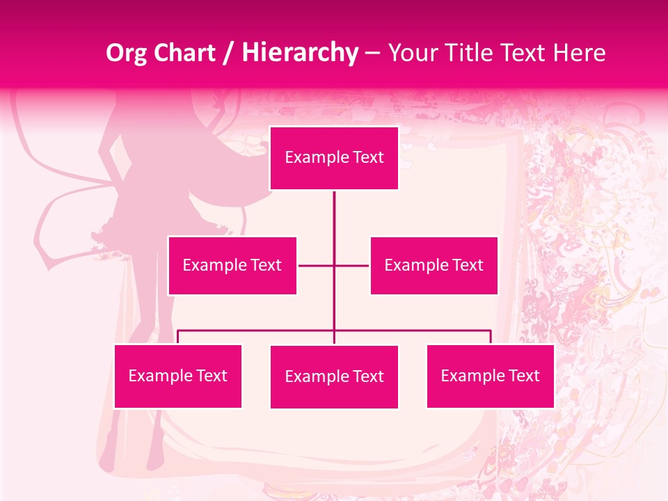 Decoration Beautiful Elf PowerPoint Template