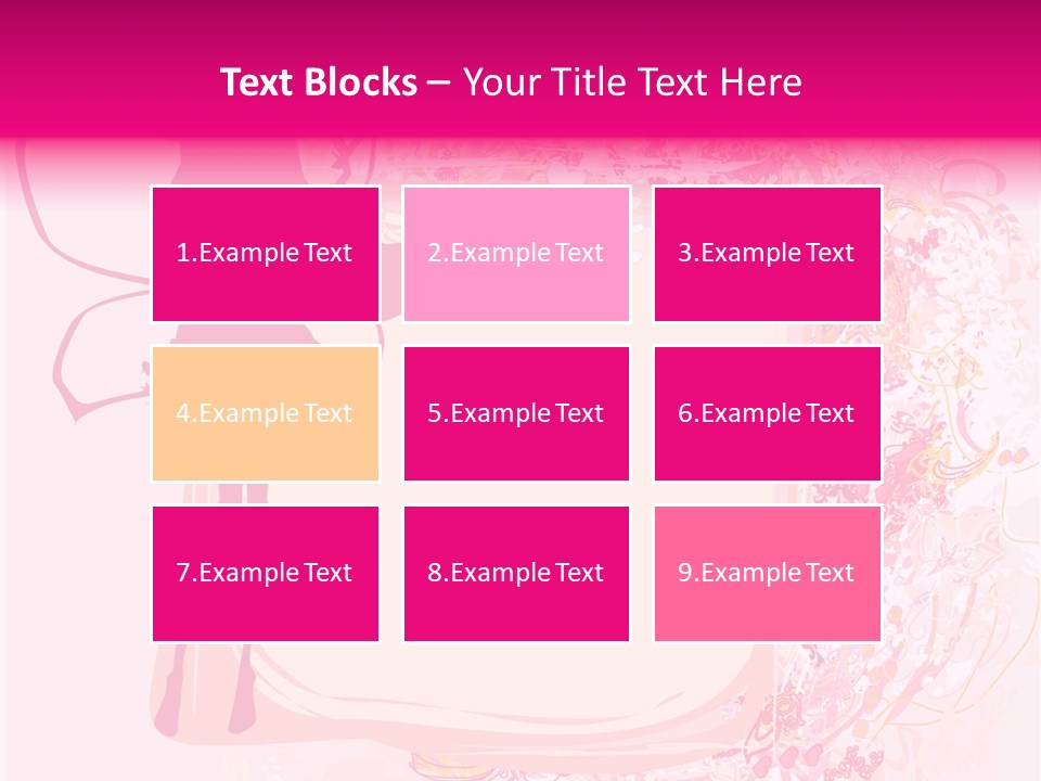 Decoration Beautiful Elf PowerPoint Template