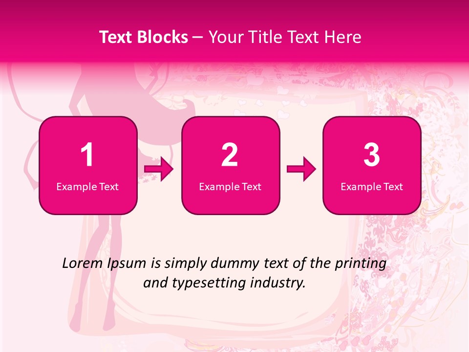 Decoration Beautiful Elf PowerPoint Template