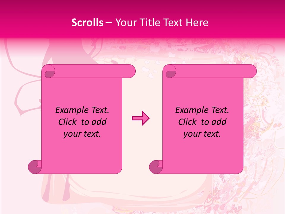 Decoration Beautiful Elf PowerPoint Template