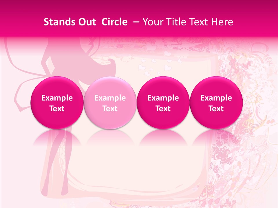 Decoration Beautiful Elf PowerPoint Template