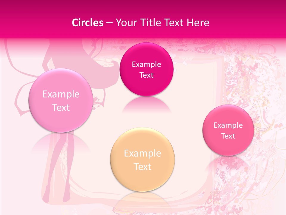 Decoration Beautiful Elf PowerPoint Template