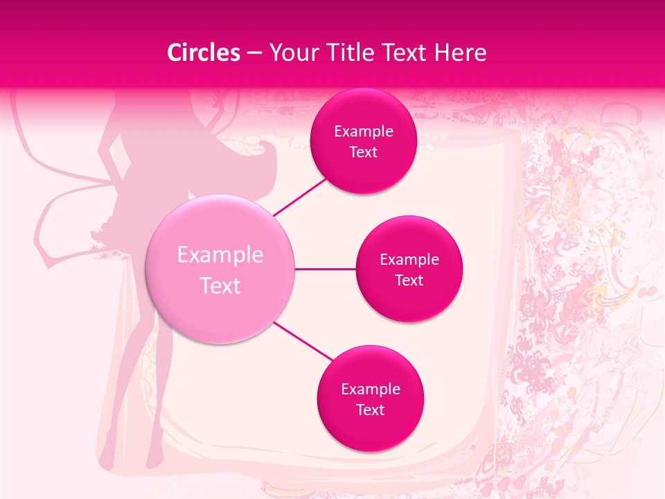 Decoration Beautiful Elf PowerPoint Template