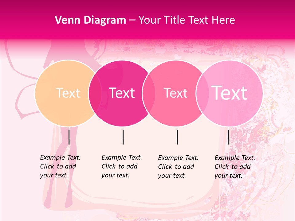 Decoration Beautiful Elf PowerPoint Template