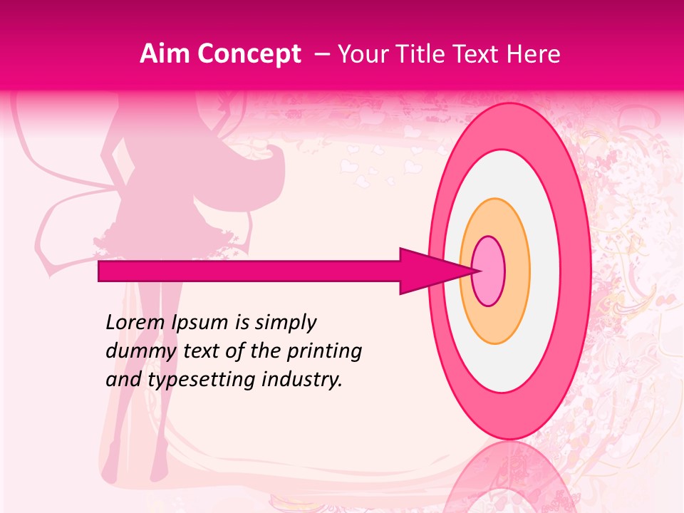 Decoration Beautiful Elf PowerPoint Template