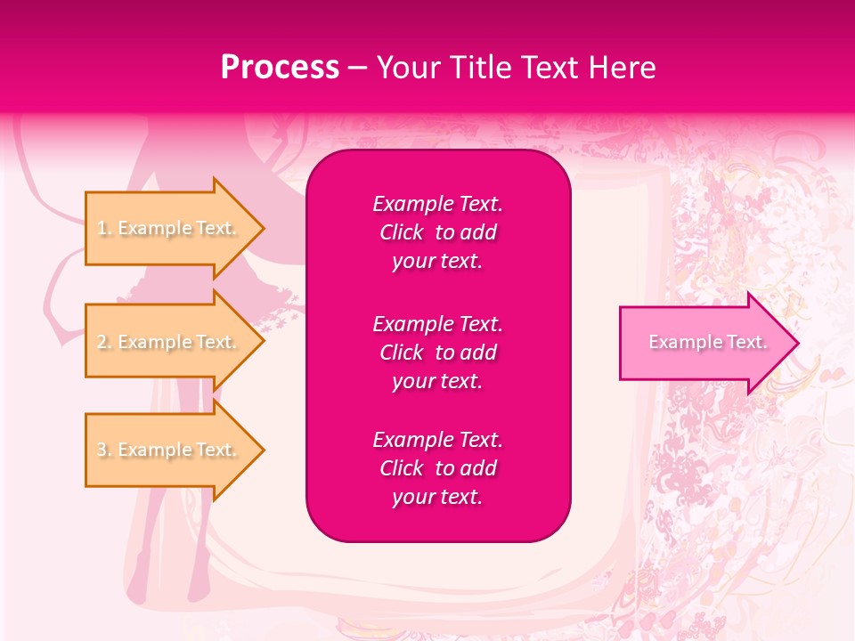 Decoration Beautiful Elf PowerPoint Template