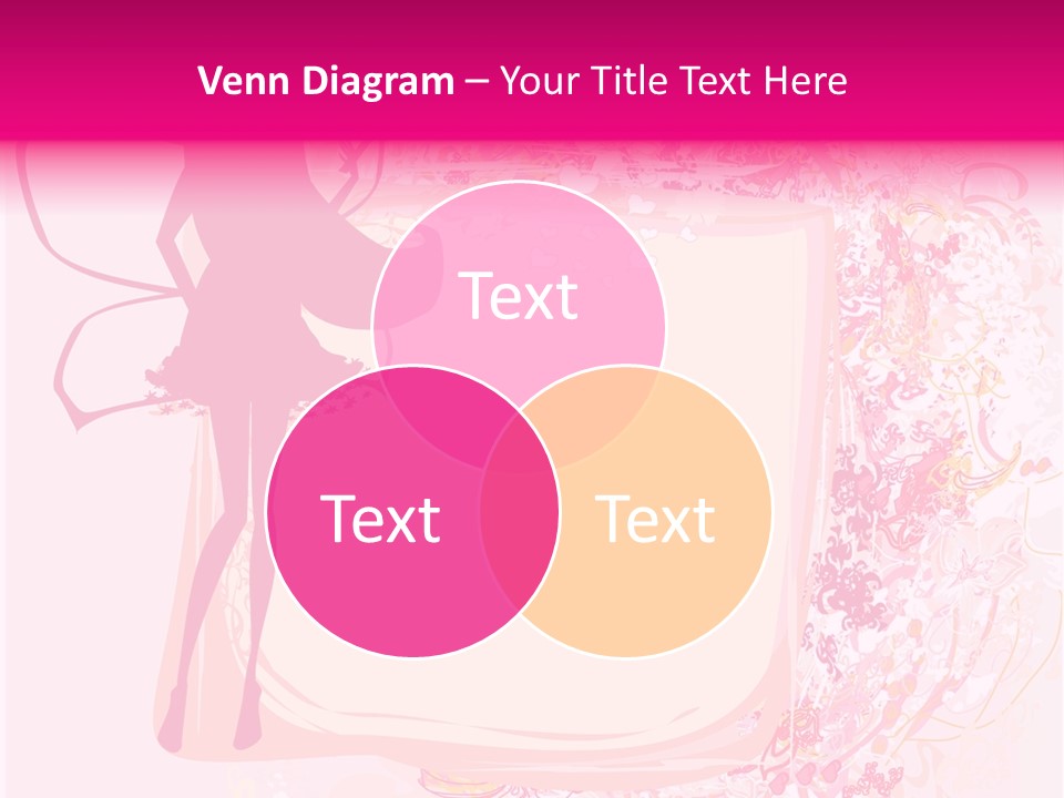 Decoration Beautiful Elf PowerPoint Template