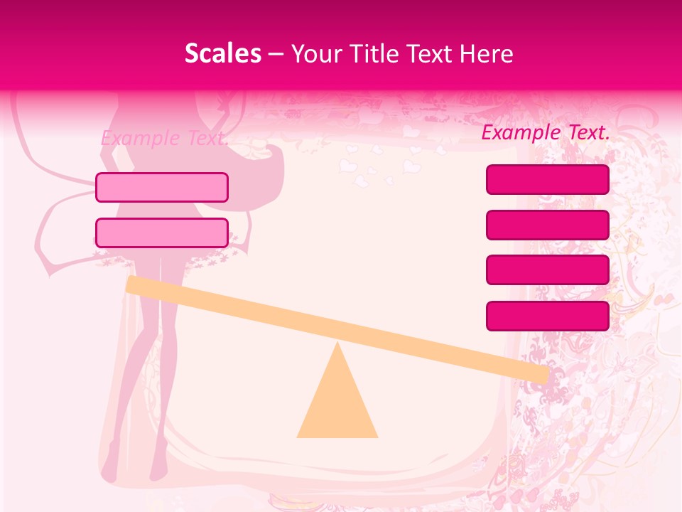 Decoration Beautiful Elf PowerPoint Template