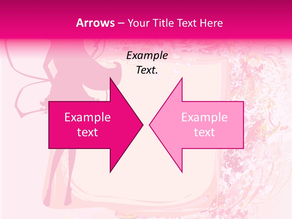 Decoration Beautiful Elf PowerPoint Template