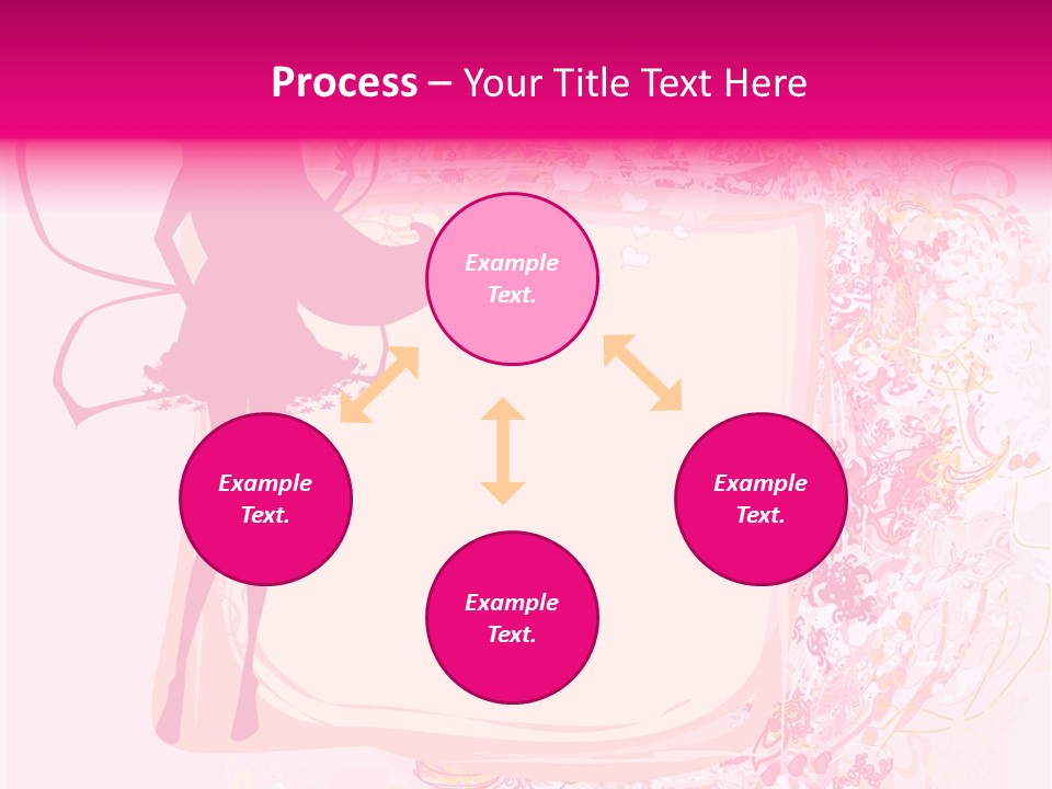 Decoration Beautiful Elf PowerPoint Template