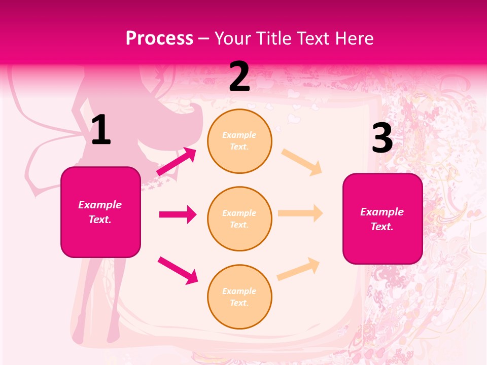 Decoration Beautiful Elf PowerPoint Template