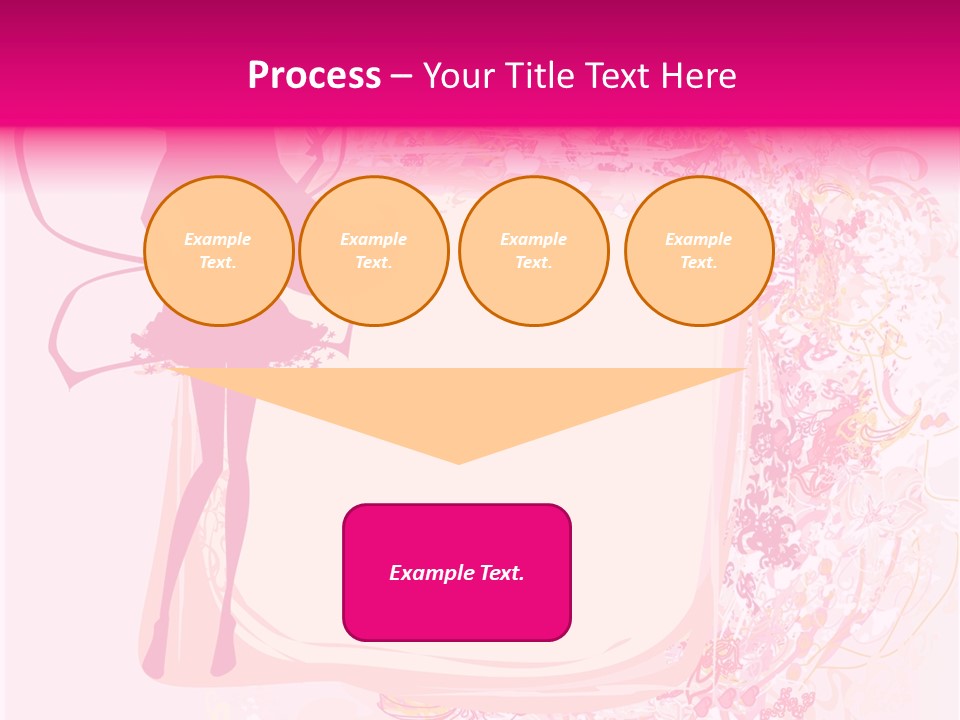 Decoration Beautiful Elf PowerPoint Template