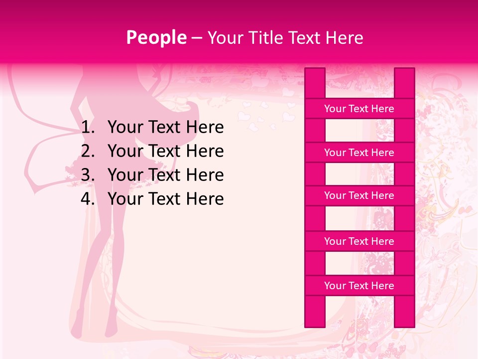 Decoration Beautiful Elf PowerPoint Template